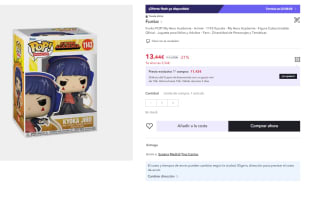 Funko Pop! Animation: My Hero Academia (MHA) - Kyouka Jirou por 8.74€