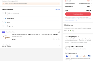 Ventilador CREATE de Techo 75W por solo 54,93€