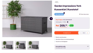 Garden Impressions York Kussenkist voor €209,95 bij iBOOD