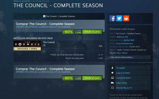 Videojuego The Council Complete Season PC por 1,49€