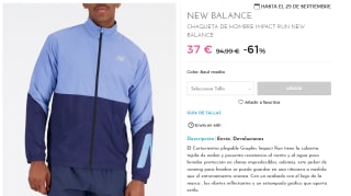 Chaqueta para Hombre New Balance Run Impact por 37€