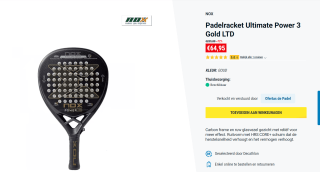 NOX Ultimate Power 3 - Gold (Diamond) - 2022 voor €64,95 bij Decathlon
