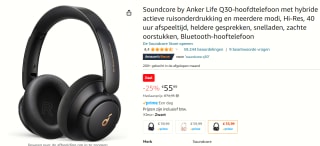 Anker Soundcore Life Q30 - Draadloze over-ear koptelefoon met Noise Cancelling - voor €55,99 bij Amazon
