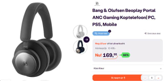 Bang & Olufsen Beoplay Portal - PC PS - Draadloze Over-ear Gaming Koptelefoon oor €169,95 bij Ibood