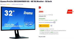 iiyama ProLite XB3288UHSU-B1 32" 4K Utra HD VA monitor voor €288 bij Bol.com