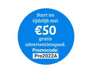 €50 gratis advertentie tegoed bij Marktplaats Pro