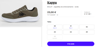 Zapatillas de Hombre Kappa BOLDY por 23€