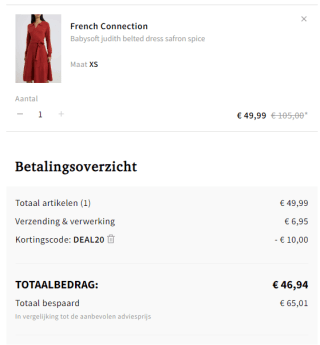 20% korting op French Connection of Lyle & Scott bij Otrium