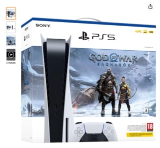 PlayStation 5 Console + God of War Ragnarök (PS5) voor