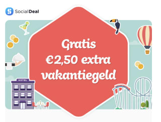 €2,50 korting met de code bij Social Deal