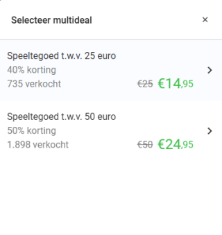 Speeltegoed van 25 of 50 euro bij The Game Box vanaf €14,95 via Social deal
