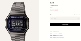 Casio Vintage Iconic Unisex Horloge voor €29,92 bij Coef