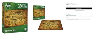 Puzzle Zelda Mapa Hyrule de 1.000 piezas por 11€