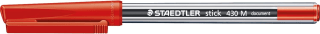 Balpen Staedtler Stick 430 rood 10 stuks voor €0,55 bij Amazon