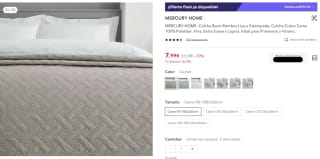 Relleno Nórdico por 10,05€ manta por 5€ juego sábanas por 9€