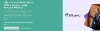 Ahorra hasta 60€ si te haces una cuenta N26 en Miravia