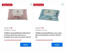 Miniprecios 1€ desde Carrefour.