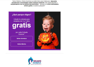 los niños disfrazados entran gratis por cada entrada general