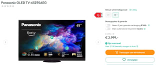 Panasonic TV-65Z95AEG - OLED TV voor €2.999 bij Art & Craft