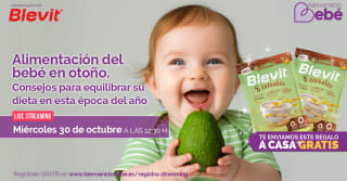 charla: Alimentación del bebé en otoño+2 muestras gratis Blevit cereales
