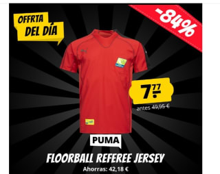 Marca Puma Hombre Fútbol Equipamiento Camiseta Árbitro por 7,77€