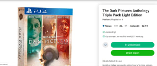 The Dark Pictures Anthology Triple Pack Light Edition PS4 voor €28 bij Nedgame