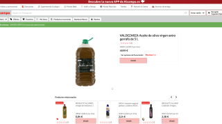 VALDEZARZA Aceite de oliva virgen extra garrafa de 5 Litros por 49,99€