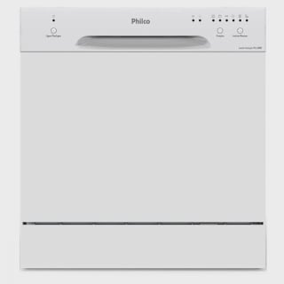 Lava Louça da Philco, modelo com 8 Serviços na cor branca - R$ 1.145,80