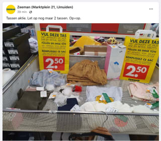 Zeeman tassenactie is er weer: Alles in de tas voor €2,50 bij Zeeman