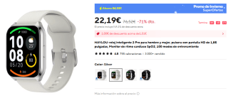 HAYLOU 2 Pro Smartwatch | Diseño Elegante, Salud Integral y 100 Modos Deportivos