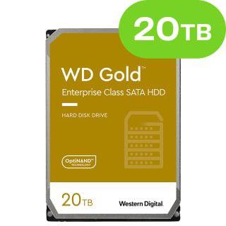 WD Gold, 20TB (WD201KRYZ) voor €396 bij Truebase