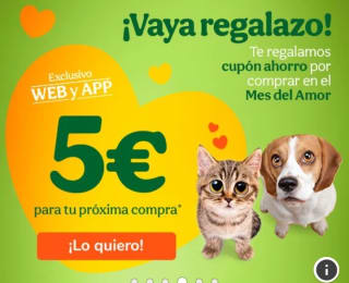 Regalo -5€ al realizar una compra.