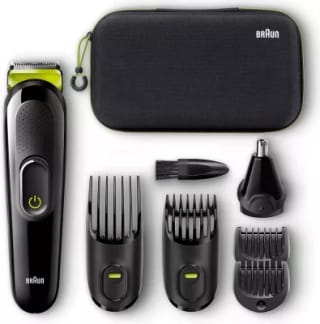 Afeitadora / Barbero 6 en 1 Braun Multigroom por 24,43€.
