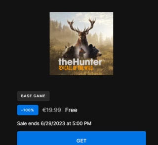 theHunter: Call of the Wild™ gratis bij Epic Games