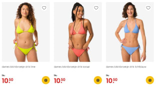 25% korting op badmode bij de Hema