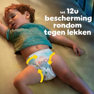 Pampers Baby-Dry - Maat 8 (17kg+) - 120 Luiers - Maandbox voor €45,79 bij Amazon