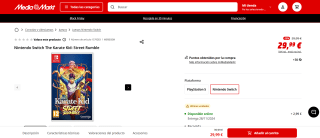 The Karate Kid Street Rumble - NINTENDO SWITCH por 29,99€