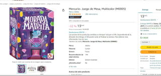 Juego de mesa - La Morada Maldita por 13.34€