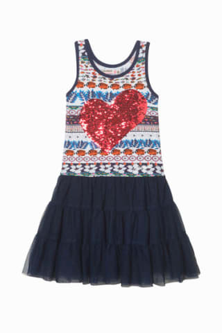 DESIGUAL - Vestido corazón Bridgerport por 13,79€