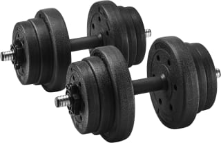 SONGMICS Halterset, dumbbells, set van 2, 20 kg voor €29,99 bij Amazon