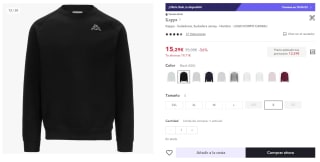 Kappa Sudadera Korpo Caimali por 12,59€