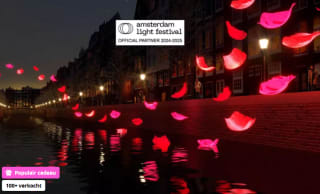 1 ticket voor een rondvaart tijdens het Amsterdam Light Festival - Lovers voor €18,56 dmv code bij Groupon