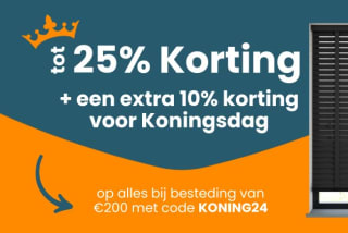 Stapel tot 35% korting bij 123jaloezie