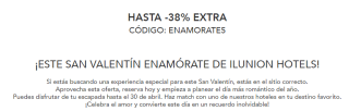Hasta 38% dto en Ilunion Hoteles