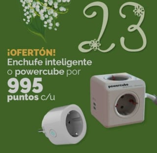 PowerCube Extended USB 4 Tomas + 2 USB por 995 puntos en Travel Club