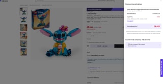 LEGO Disney 43249 Stitch por solo 38,42€