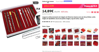 Harry Potter set de regalos desde solo 11,29€