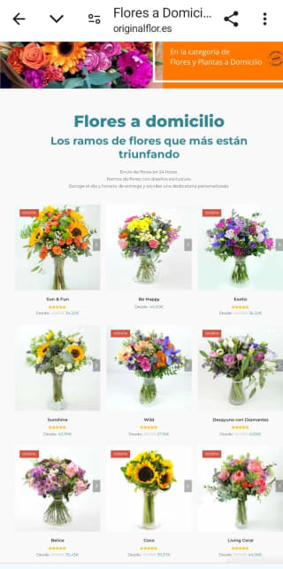 -25% Flores a domicilio Original Flor.
