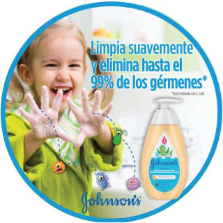 Jabón de manos Johnson's Pure Protect 300ml por 1,34€