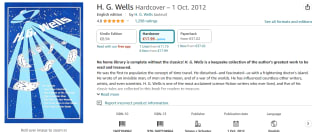 H. G. Wells: Six Novels hardcover boek voor €17,99 bij Amazon